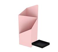 Porte-parapluies WXYZ Stand Parapluie en métal Rose avec Plateau d'égouttage Mobile, Peut Stocker des parapluies Longs et Courts, imperméable et antirouille, 20x25x60cm