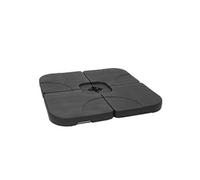 Porte-Parasol Hwc-F78, Support Pour Parasol Déporté/Marché, Pour Croix De Pied, À Remplir Jusqu'à 100kg Noir