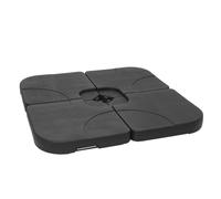 Porte-Parasol Hwc-F78, Support Pour Parasol Déporté/Marché, Pour Croix De Pied, À Remplir Jusqu'à 100kg Noir