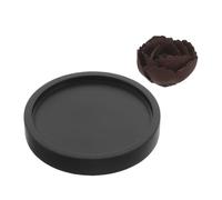 Porte-Parfum Céramique Fleur Artisanale avec Base Bambou, Café