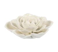 Porte-Parfum de Fleur de Pivoine en Céramique Blanche