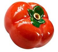 Porte-Parfum pour Bâtonnets en Céramique, Tomate Rouge Décorative