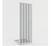 Porte paroi de douche en Plastique PVC 140 cm h 185 cm mod. Giglio avec ouverture Latérale