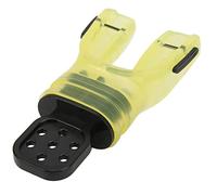Porte-parole de Plongée Thermoplastique Réglable pour la Plongée Confortable, Adaptée à, Longueur de 3,9 Pouces (jaune bonbon)