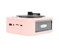 Porte-Parole sans Fil Portable 5.3, Enregistrement-Style -Speaker 1200mAh Support jusqu'à 32 Go de Temps de Jeu Long Mignon pour la Maison (Pink)