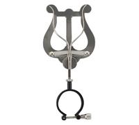 Porte-partition GEWA pour clarinette « Flex » - Lyre de taille moyenne - 2 boutons - Barrette à ressort en acier inoxydable - Pour toutes les clarinettes