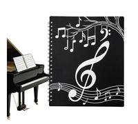 Porte-Partitions | Classeur 40 Pochettes De Rangement,Affiche 80 Pages À Classeur De Musique Pour Chorale,pour Album Présentation Scrapbooking Documents Œuvres Papier Piano CV Cartes Dessin