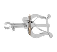 Porte-partitions de Lyre Portable pour Cor Français, Métal Argenté | Pince Musicale pour Partitions, Fixation Sûre Antidérapante, Résistante au Vent, Usage Professionnel Extérieur