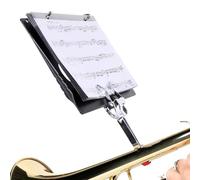 Porte-Partitions pour Trompette - Clip de Montage Réglable Anti-Dérapant - Porte-Partitions pour Trombone - Pour Performances de Violon Baryton Basse Euphonium Trombone Clarinette