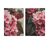 Porte-passeport à fleurs avec fente pour cartes et billets, étui de passeport en cuir synthétique facile d'accès, organiseur de documents essentiels de voyage imperméable pour homme et femme