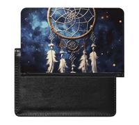 Porte-passeport - Accessoires de voyage - Attrape-rêves - Imperméable - Avec emplacements pour cartes - Blanc - Pour homme et femme, Attrape-rêves fantaisie blanc, Taille unique