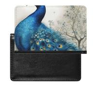 Porte-passeport - Accessoires de voyage - Bleu paon - Imperméable - Avec emplacements pour cartes - Pour homme et femme, Bleu paon., Taille unique