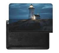 Porte-passeport - Accessoires de voyage complexes - Étanche - Avec emplacements pour cartes - Pour homme et femme, Phare de nuit, Taille unique