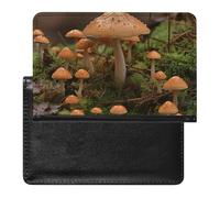 Porte-passeport - Accessoires de voyage complexes - Étanche - Avec emplacements pour cartes - Pour homme et femme, Champignon sauvage., Taille unique