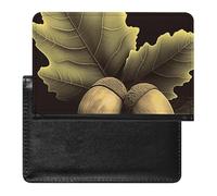 Porte-passeport - Accessoires de voyage - Deux girafes - Imperméable - Portefeuille de voyage avec emplacements pour cartes - Pour homme et femme, Deux glands, Taille unique