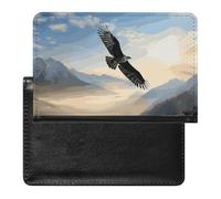 Porte-passeport - Accessoires de voyage - Eastern Bluebird - Imperméable - Portefeuille de voyage avec emplacements pour cartes - Pour homme et femme, Eagle Mountains, Taille unique