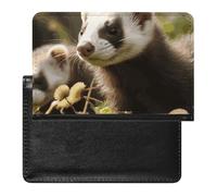 Porte-passeport - Accessoires de voyage - Fleurs roses et blanches - Imperméable - Portefeuille de voyage avec emplacements pour cartes - Pour homme et femme, Furet., Taille unique