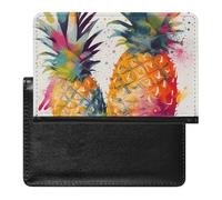 Porte-passeport - Accessoires de voyage - Grues volantes - Peinture traditionnelle - Imperméable - Portefeuille de voyage avec emplacements pour cartes - Pour homme et femme, Aquarelle aux fruits