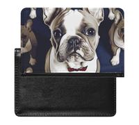 Porte-passeport - Accessoires de voyage - Hippopotame - Étanche - Avec emplacements pour cartes - Pour homme et femme, Joli bouledogue français, Taille unique
