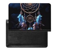 Porte-passeport - Accessoires de voyage - Motif bouledogue anglais - Étanche - Avec emplacements pour cartes - Pour homme et femme, Attrapeur de rêves, Taille unique