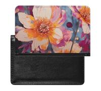 Porte-passeport - Accessoires de voyage - Papillons - Narcisse - Fleurs - Imperméable - Portefeuille de voyage avec emplacements pour cartes - Pour homme et femme, Fleurs lumineuses., Taille unique