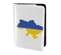 Porte-passeport avec impression carte de l'Ukraine, essentiels de voyage, cartes et passeport, taille adaptée à tous les passeports standard
