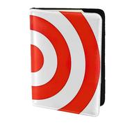 Porte-passeport avec impression cible, essentiels de voyage, cartes et passeport, taille adaptée à tous les passeports standard