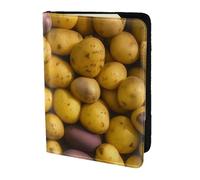 Porte-passeport avec impression de pommes de terre, essentiels de voyage, cartes et passeports, taille adaptée à tous les passeports standard