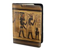 Porte-passeport avec impression hiéroglyphes égyptiens, essentiels de voyage, cartes et passeport, taille adaptée à tous les passeports standard