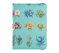 Porte-passeport coloré pour plantes succulentes et vaccins - Pour homme et femme - Étanche