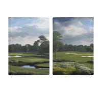 Porte-passeport de golf ultra fin en cuir synthétique compact de qualité supérieure pour passeport international américain pour homme et femme