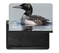 Porte-passeport de voyage pour homme et femme - Blocage RFID - Ceinture de karaté - Couleur changeante - Accessoires de voyage, Oiseau Loon Nature, Taille unique