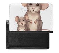 Porte-passeport de voyage pour homme et femme - Blocage RFID - Ceinture de karaté - Couleur changeante - Accessoires de voyage, Rats mères et enfants, Taille unique