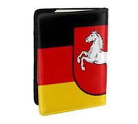 Porte-passeport drapeau de l'État du Bade-Wurtemberg pour voyage - Étui pour passeport pour homme et femme - Organiseur de documents de voyage pour cartes de crédit, Drapeau de Basse-Saxe, One Size