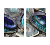 Porte-passeport en cuir avec motif Yin Yang - Portefeuille de voyage pour voyage d'affaires, cadeau de voyage, Nacre d'ormeau., 20.3x13.8cm