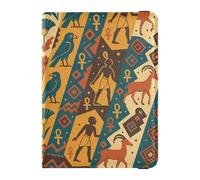 Porte-passeport en cuir de l'Égypte antique pour voyage étanche pour homme