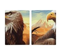 Porte-passeport en cuir pour passeport - Lavande - Imprimé vélo de terrain - Livre de passeport pour documents, cadeaux de voyage, Aigle, 20.3x13.8cm