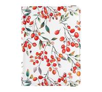 Porte-passeport et carte de vaccin rouge épine-vinette, organiseur de documents de voyage, étui de protection pour passeport pour homme et femme, étanche