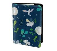 Porte-passeport imprimé Grass and Dove - Essentiels de voyage - Portefeuille antivol pour cartes et passeports - Taille adaptée à tous les passeports standard