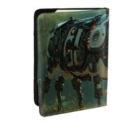 Porte-passeport mécanique imprimé herbe de bétail, étui de voyage en cuir PU pour homme et femme, 16,5 cm