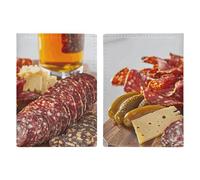 Porte-passeport, porte-monnaie, porte-cartes, saucisses et poivrons, portefeuille de voyage imprimé pour homme et femme, style, 20,3 x 13,8 cm, moderne, Style :, 20.3x13.8cm, Moderne