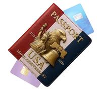 Porte-passeport, portefeuille de documents résistant aux rayures pour hommes femmes, couverture de protection compacte avec du matériel robuste, protection des passeports pour les amis de la famille