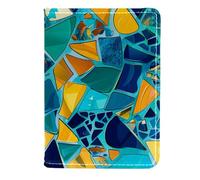 Porte-passeport pour femme, portefeuille pour passeport, motif marocain, patchwork vintage, art, Motif 3226, 11.5x16.5cm/4.5x6.5 in