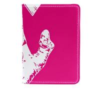 Porte-passeport pour homme, porte-passeport, porte-documents de voyage, étoiles fluo tendance, Motif 567, 11.5x16.5cm/4.5x6.5 in