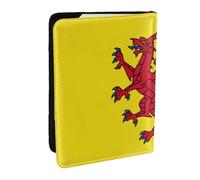 Porte-passeport pour voyage avec drapeau de Silésie - Étui de passeport pour homme et femme - Organiseur de documents de voyage pour cartes de crédit, Drapeau du comté de Somerset, One Size
