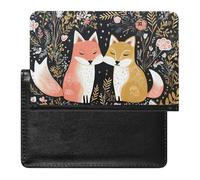 Porte-passeport pour voyage pour homme et femme - Blocage RFID - Lake District National Park - Accessoires de voyage, Love Cartoon Fox, Taille unique