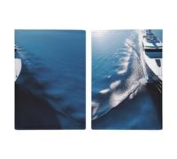 Porte-passeport pour yacht - Pour voilier, carte d'identité, passeport avec fente pour passeport, portefeuille de voyage, couverture de documents pour homme et femme