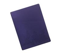Porte-passeports en cuir avec carte du monde personnalisable pour travaux d'aiguille - Accessoires de voyage - Suivi de la mémoire - Couverture de passeport, bleu, Taille unique