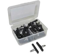 Porte Patin Frein Vtt A Vis Deporte Newton 72mm Noir - Coffret De 25 Paires