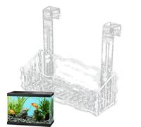Porte-pêche en Acrylique - Support de d'aquarium, Support de tassement sous-traitant | Conception Transparente avec Structure de Base Stable, Plateau de Montage léger créé pour Afficher Les pla